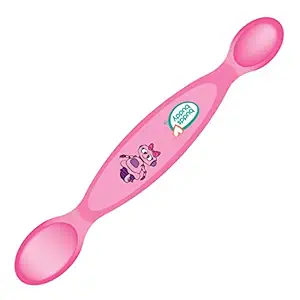 Buddsbuddy BB7035 Premium Dual End Spoon, 2 Pieces (Pink)