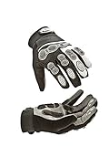 Aero Sport AG80M BMX Gloves, Medium, Black/Silver