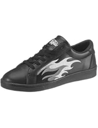 BUFFALO - Zapatillas de piel para mujer negro negro 38
