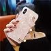 Produktbild Hülle iPhone X,iPhone 10 Silikonhülle ,SaKuLa [Bling Glitzer Kristall Seashell-Serie] Schutzhülle Silikon Handyhülle für iPhone X iPhone 10,Ultra Dünn Schlank-Style Case Premium Kratzfest Soft Flex TPU Tasche Handytasche Etui Bumper Schutz Schale Cover für iPhone X iPhone 10 [Anti-Scratch]-Armband Weiß