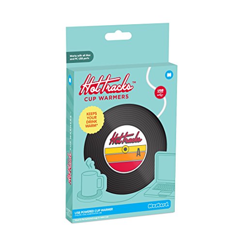 Mustard USB-Tassenwärmer - Schwarze Schallplatte - Hot Tracks