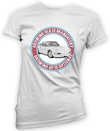 Grow Up Optional Nine Eleven Womans T-Shirt [White Medium]