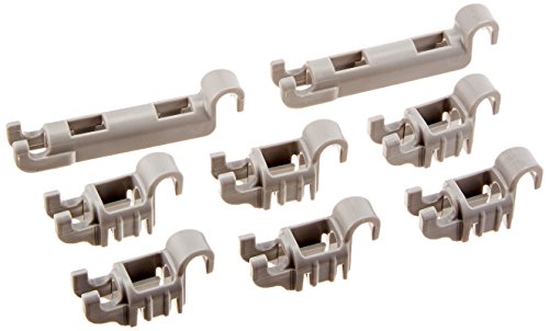 Bosch - Plastikclips Set für unteren Geschirrkorb für Bosch Geschirrspülmaschinen