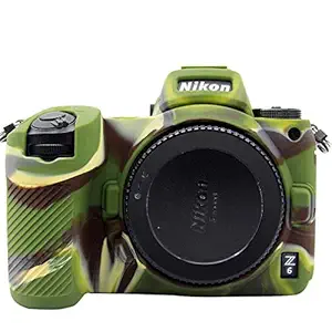 NEOHOOK Silicon Cover for Nikon Z6/Z7 Camera Case, Professional Silicone Rubber Camera Case Cover Detachable Protective for Nikon Z6/Z7 - Green