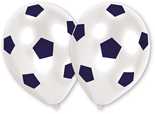 Preisvergleich Produktbild Luftballon, Motiv Fußball. Packung a 8 Stück
