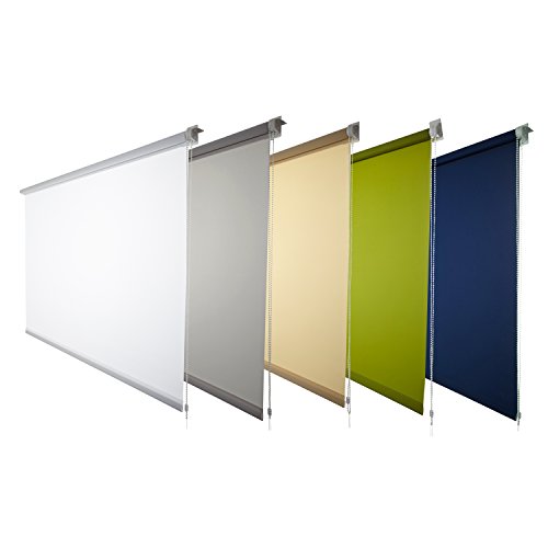 Fensterdecor Klemmfix Mini Sichtschutzrollo ohne Bohren / Weiß 50 x 100 cm (BxH) - 2