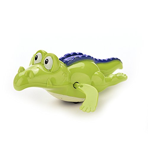 Attractive beauty Bath Toys, Wind-up Swimming Crocodile for Kids Water Fun, Random Color