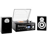 INTEGRATION: Alternativ kann die Stereoanlage jederzeit mittels Stereo-Cinch in eine bestehende HiFi-Landschaft integriert werden. Wechseln Sie somit problemlos von den integrierten Stereolautsprechern auf eine high-end 5.1 oder 7.1 Heimkinoanlage.