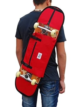 Rucksäcke für skateboard 7,5 - 8,5, in rot. Trendiger Umhängerucksack Crossover Rucksack Schulterrucksack Slingbag...