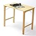 Produktbild Klapptisch Portable Büro Tisch Kiefer Holz Notebook Tisch Esstisch Gartentisch Hochzeit/Garten/Markt/Fete/Fair Foldaway (Farbe : B-80*50*72)