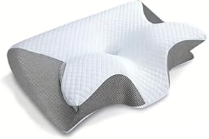 SANTUO Pillowdaddy Pillow Daddy Das Nacken - Therapiekissen Kissenbezug Ergonomisches Memory Foam Kissen Kissenbezugs, Atmungsaktiv Waschbar (Grau Kissenbezug)
