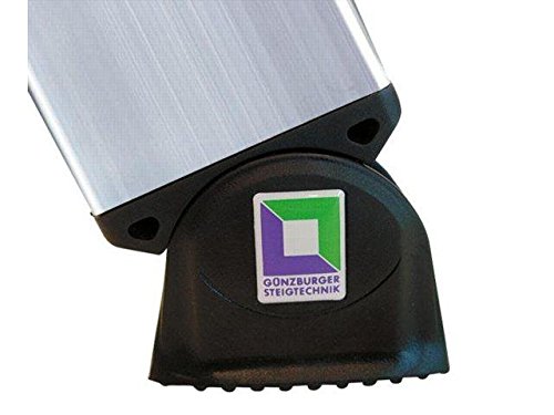 Aluminium-Stufen-Stehleiter beidseitig begehbar 2 x 3 Stufen Arbeitshöhe bis ca. 2,25 m - 2