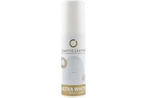 COSMETIC LEATHER PRODOTTI PROFESSIONALI PER LA CURA DELLA PELLE Blanqueador para Zapatos, Whitener, Crema limpiadora Blanca para Zapatillas de Cuero y Tela, Crema Blanca para Zapatos de Cuero.