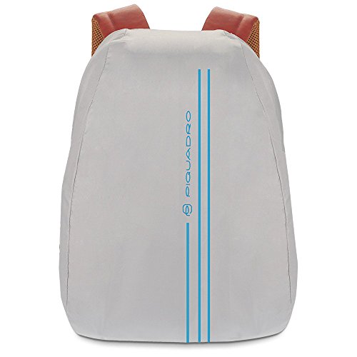 Piquadro Rucksack Zaino Coleos Schwarz 20 L orange