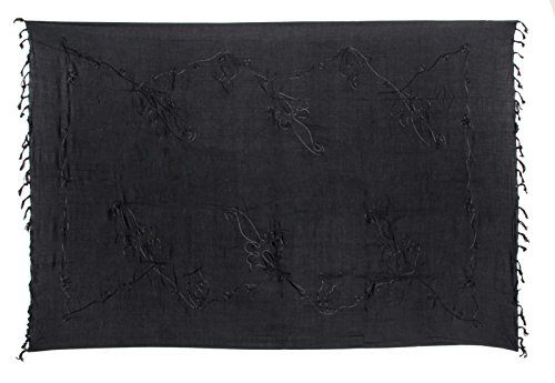 Beste Auswahl Großer Premium Sarong Pareo Wickelrock Strandtuch Schal Handtuch Wickelrock