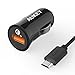 Produktbild Aukey® Ladegerät Auto Ladegerät KFZ 18 W power-all Charge (AIPower + Quick Charge 2.0, für iPhone, Samsung und andere Geräte USB, Kabel Micro USB DE Quick Charge 1 m inklusive, schwarz [Qualcomm zertifiziert]