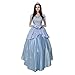 Produktbild VENI MASEE Prinzessin Dress Halloween Kostüm Frauen, einschließlich der Kopfbedeckung und Handschuhe - BlueA XL