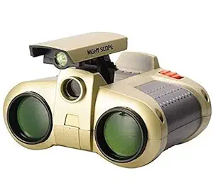 Hari Om Binoculars for Kids Children Night Vision Device 4x30 Binoculars Night Scope with Pop-up Spotlight and Night-Beam Vision Focusing Telescope Night Vision Binoculars Goggles Fun Cool Toy Gift