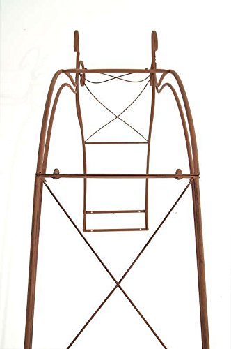 CLP Rosenbogen FILIPPO, halbrund, zur Wandbefestigung, Eisen, Durchganghöhe/-breite: 265 cm / 113 cm antik creme - 3