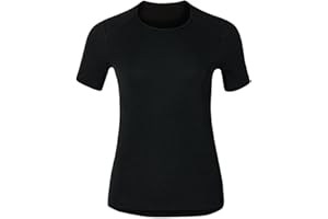 ODLO Thermounterwäsche Damen Active Warm I Kurzarm Thermoshirt I Warme Skiunterwäsche