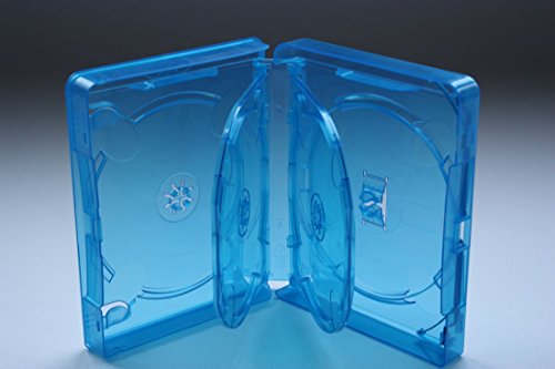 Amaray Blu Ray Hülle 25 mm für 6 Bluray,DVD,CD Disc 3 Hüllen Neuware
