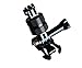 Price comparison product image KRS - GD+P - 360° Adapter swivel adapter swivel joint mounting adapter with clip for GoPro Hero 5 / 4 / 3, Activeon, A-Rival, DBPower, Garmin, QUMOX, Rollei, TomTom Action / Sport Cam 360 degree rotatable