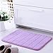 Produktbild Fußmatte Türmatte Bad Dusche Badezimmer Wohnzimmer Rutschfeste Matte Teppich (Farbe : Purple, größe : 50 * 80cm)