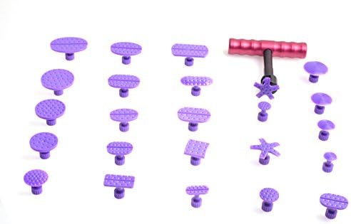 HiYi PDR Auto Body Dent Pepair Tools Glue Puller 24 Shape Tabs Dent Hail Damage