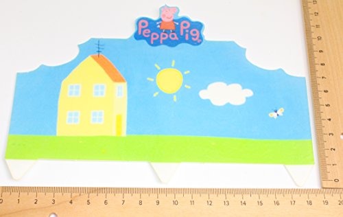 Cakeshop Vorgeschnittene und Essbare Peppa Wutz Szene Kuchen Topper (Tortenaufleger, Bedruckte Oblaten, Oblatenaufleger) - 5