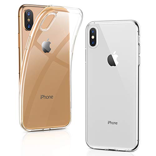Humixx iPhone XS Hülle, iPhone X Hülle, Silikon TPU Hochwertigem Stoßfest, Transparent Humixx iPhone XS Hülle, iPhone X Hülle, Silikon TPU Hochwertigem Stoßfest, Transparent