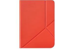 Kobo Clara Colour/BW SleepCover Case | Cayenne Red | Sleep/Wake Technology | Inbyggt 2-vägs stativ