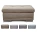 Produktbild Cavadore Polsterhocker Aniamo / Gepolsterter Hocker als Sitzhocker, Beistellhocker oder Fußbank / 100 x 43 x 67 / Braun
