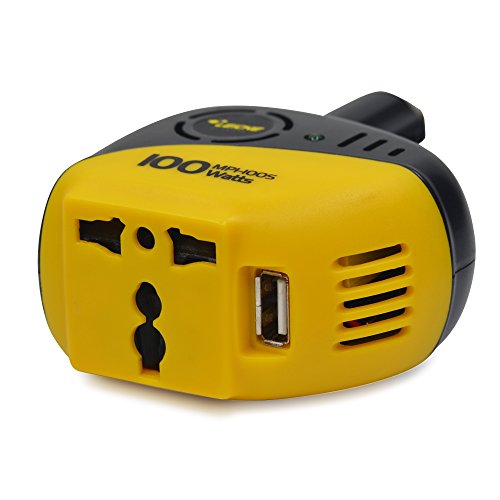 Kfz Stromadapter Spannungswandler (12V zu 220V mit USB-Anschluß) Acer ASUS HP Dell Lenovo Sony Samsung HTC iPhone 4 KFZ Netzteil universal