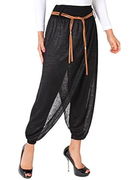 KRISP Damen Pluderhose Haremshose Yoga Aladin Hose