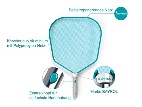 Bayrol Aluminium Kescher flach - 3