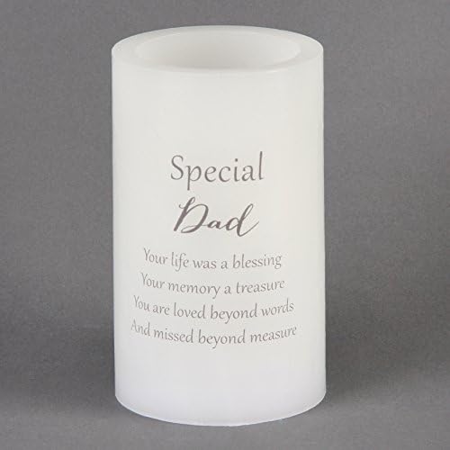 Special Dad Remembrance Memorial LED Candle Battery Operated