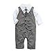 Baby Boy Wedding Tuxedo Waistcoat all in 1pc Outfit with Tie (12-24 Month)