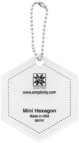 Mini Hexagon with Key Chain Acrylic Template