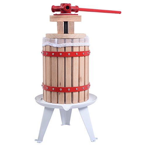 Obstpresse Saftpresse Weinpresse Beerenpresse Fruchtpresse Apfelpresse mechnanisch Presse Maischepresse in verschiedenen Größen (6L) - 2