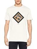 Escote redondo Quiksilver Classic Crimson Skyline Camiseta, Hombre, Blanco (Bright White-Solid), M