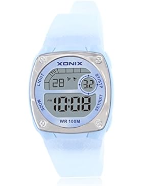 Mädchen Led watch,100m wasserdicht Digitaluhren Leuchtend Mit wecker 24 stunden Stoppuhr Schwimmbad Kalender Multifunktion...