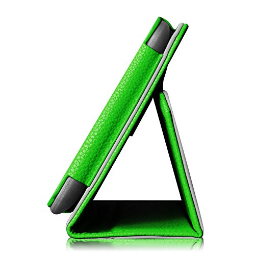 Fintie Medion Lifetab E7332 / E7331 / E7311 / E7322 / E7312 / E7315 / E7316 / E7231 Hülle Case – Folio Kunstleder Schutzhülle Tasche Cover Etui mit Ständerfunktion und Stylus-Halterung für MEDION LIFETAB E7332 / E7331 / E7311 / E7322 / E7312 / E7315 / E7316 / E7231 (7 Zoll) Tablet-PC, Grün - 6