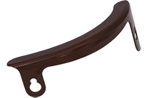 ALBA GUITAR BEADS Bracciolo marrone di Alba GB, non adesivo, modello studente, bracciolo per chitarra classica e chitarra flamenco