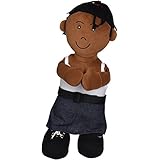 Miniland – miniland96304 40 cm Etni africana cierre niña peluche