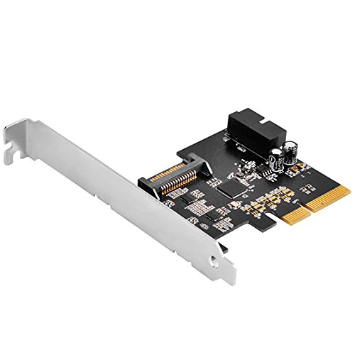 SilverStone SST-ECU04-E – PCI-E Erweiterungskarte, 1x intern USB 3.1 19-pin Anschluss, 10 Gbps, ReDriver ASIC chip, low-profile geeignet - 2