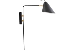 House Doctor Club Lampa Ścienna, Czarny/Złoty, ø 20 cm