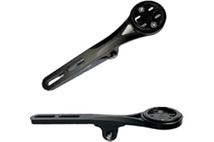 BRIGHTECH RA Integrated Aero Handlebar Out Front Cycling Computer Road Bike Mount Compatible with Garmin, Wahoo, CatEye, and Bryton with GoPro Action Camera and Bike Light Attachment