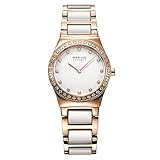 BERING Time 32430-761 Damenarmbanduhr Ceramic Kollektion mit Edelstahlband und kratzfestem Saphirglas.Designed in Denmark