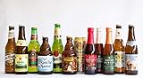 Pack bière Découverte Autour du Monde - 12 Bières du monde - Emballage cadeau décoré et carton anti-casse - Guide de dégustation inclus - Spécial Cadeau Noël - Mix de 12 bouteilles 25cl & 33cl