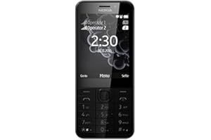 Nokia 230 Dual SIM Smartphone (7.11 cm (2,8 Zoll), 32GB, 2 Megapixel, Betriebssystem Series 30+) Dark Silber
